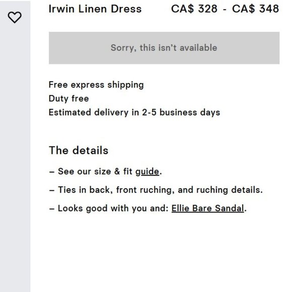 NWOT Reformation Irwin Linen Dress - Picture 4 of 6